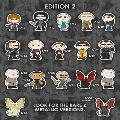 Funko Mystery Mini's - Game of Thrones S2 Mystery Vinyl Figure - 2 Pack Image 1