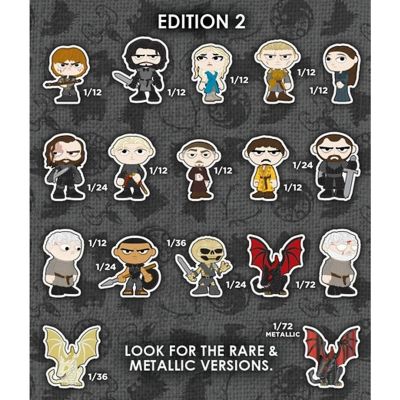 Funko Mystery Mini's - Game of Thrones S2 Mystery Vinyl Figure - 4 Pack Image 3