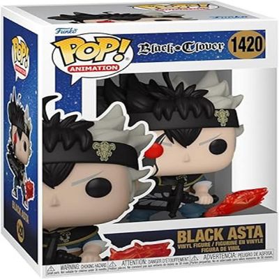 Funko POP! Animation: Black Clover - Black Asta Vinyl Figure Image 1