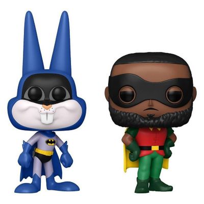 Funko Pop Batman Bugs Bunny Robin Lebron James Space Jam 2 New Legacy Figure Set Image 1