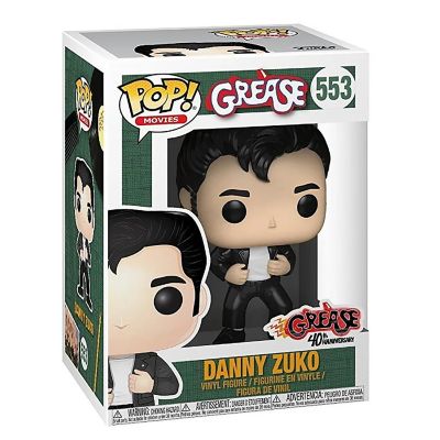 Funko POP Grease 40th Anniversary  Danny Zuko Pop Figure Image 1