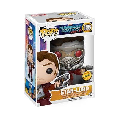 Funko Pop! Guardians of the Galaxy - Star Lord # 198 CHASE Image 1