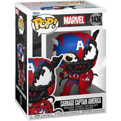 Funko Pop! Marvel Carnage: Captain America #1436 Image 2