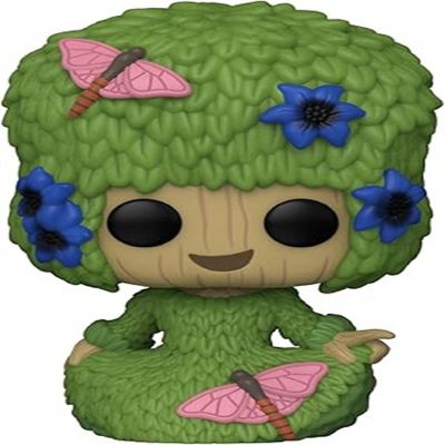 Funko Pop! Marvel: I Am Groot, Fancy Groot Vinyl Figure Image 3