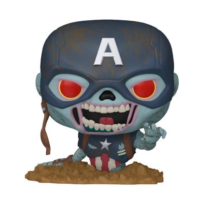 Funko Pop! Marvel Zombies: Captain America #1554 Image 1