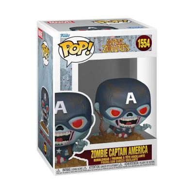 Funko Pop! Marvel Zombies: Captain America #1554 Image 2