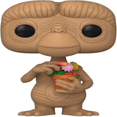 Funko Pop! Movies: E.T. The Extra-Terrestrial - E.T. with Flowers Image 1