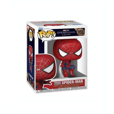 Funko Pop! Spiderman No Way Home Bobble Head Friendly Neighborhood Spider-Man #1158 Image 1