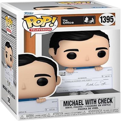 Funko Pop! TV: The Office - Michael with Check Vinyl Figure Image 1