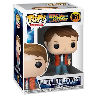 Funko Pop! Vinyl Figure Marty in Puffy Vest,  Back to the Future 961 Image 1