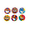 Funky Smile Face Sticker Roll - 100 Pc. Image 1