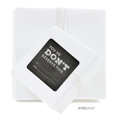 FUNNY CHALKBOARD TO/FROM CHRISTMAS LABEL Image 1