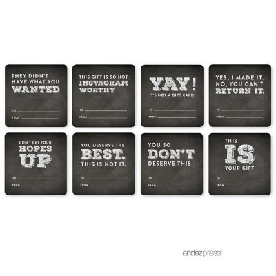 FUNNY CHALKBOARD TO/FROM CHRISTMAS LABEL Image 2