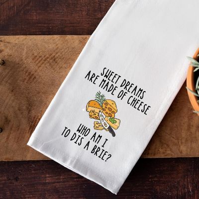 Funny Cheese Kitchen Towel, 1 Pack Image 1