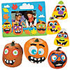 Funny Face Pumpkin Craft Kit Assortment - Makes 36 Image 1