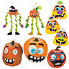 Funny Face Pumpkin Craft Kit Assortment - Makes 36 Image 1