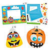 Funny Face Pumpkin Craft Kit Assortment - Makes 36 Image 1