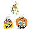 Funny Face Pumpkin Craft Kit Assortment - Makes 36 Image 1