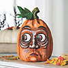 Funny Face Pumpkin Halloween Decoration Image 1