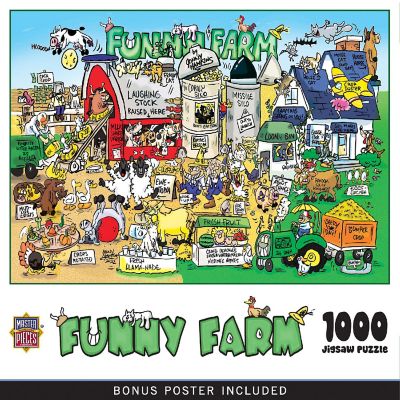 Funny Farm 1000 Piece Jigsaw Puzzle Image 1