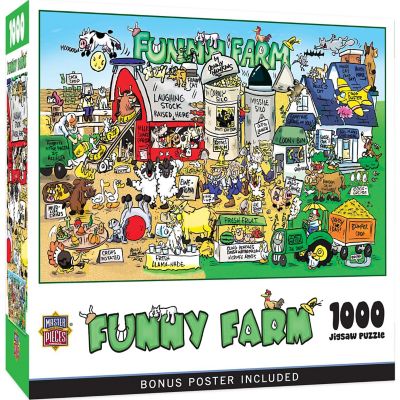Funny Farm 1000 Piece Jigsaw Puzzle Image 1