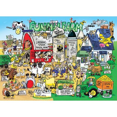 Funny Farm 1000 Piece Jigsaw Puzzle Image 2