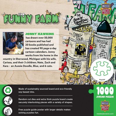 Funny Farm 1000 Piece Jigsaw Puzzle Image 3