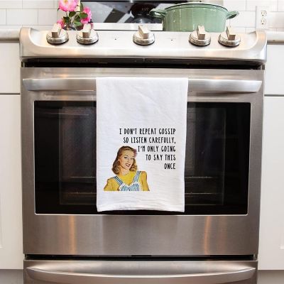 Funny Gossip Kitchen Towel, 1 Pack Image 2