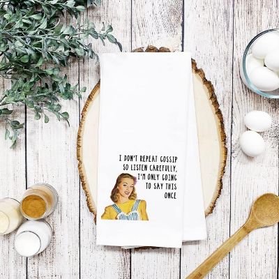 Funny Gossip Kitchen Towel, 1 Pack Image 3