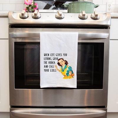 Funny Lemons Kitchen Towel, 1 Pack Image 2