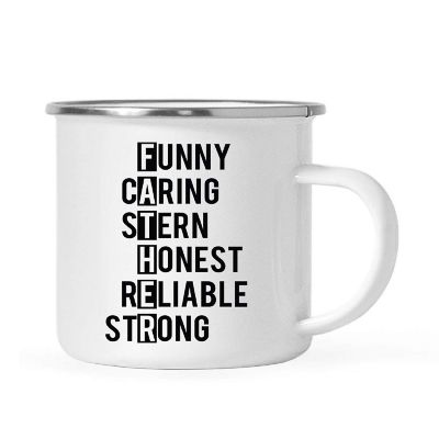 Funny Strong Dad Traits 11oz Mug Image 1