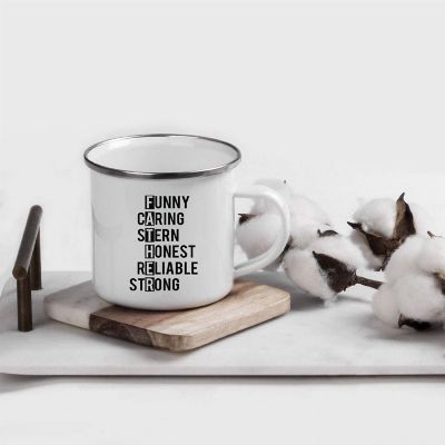 Funny Strong Dad Traits 11oz Mug Image 1