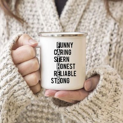 Funny Strong Dad Traits 11oz Mug Image 2