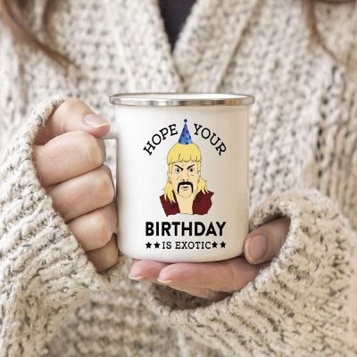 Funny Tiger 11oz Mug, Birthday Is Exotic Image 2