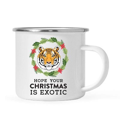 Funny Tiger 11oz Mug, Christmas Exotic Image 1