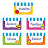 Funtastic Food Friends Classroom Name Tags/Label Sticker Roll - 100 Pc. Image 2