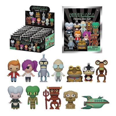Futurama 3D Figural Foam Bag Clip  1 Random Image 1