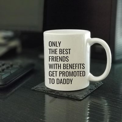 FWB Promoted to Daddy Ceramic Mug Image 1