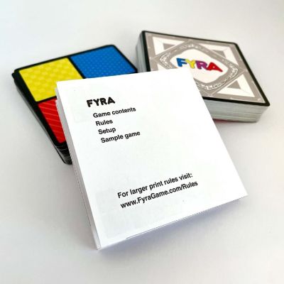 Fyra Matching & Stacking Card Game  1-4 Players Image 2