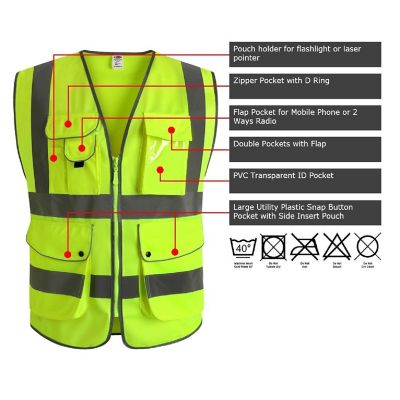 G & F Products Reflective Vest Safety Vest Image 3