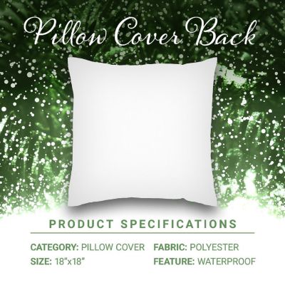 G128 18 x 18 In Christmas Pine Spruce Waterproof Pillow, Set of 4 Image 3