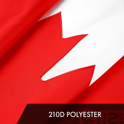 G128 1x1.5ft 1PK Canada Embroidered 210D Polyester Flag Image 3