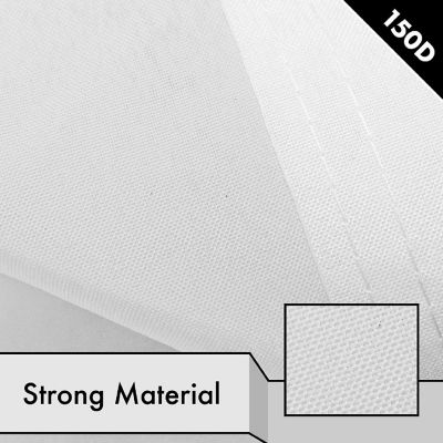 G128 2.5x4ft 1PK Solid White Printed 150D Polyester Flag Image 3