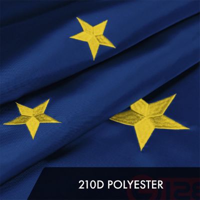 G128 2.5X4Ft 2Pk Alaska Embroidered 210D Polyester Flag Image 3