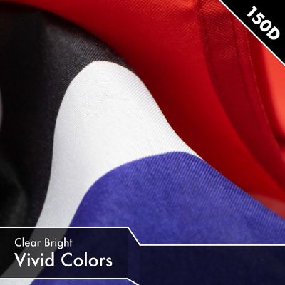 G128 2x3ft 1PK Open Printed 150D Polyester Flag Image 2