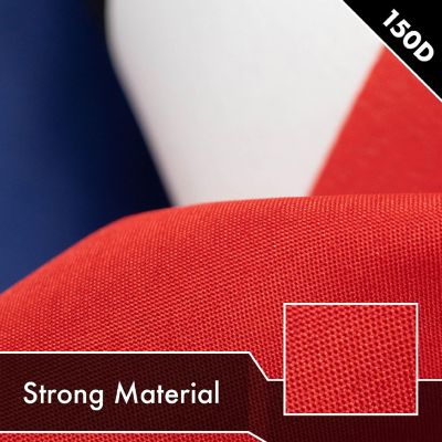 G128 2x3ft 1PK Open Printed 150D Polyester Flag Image 3