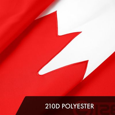 G128 2x3ft 2PK Canada Embroidered 210D Polyester Flag Image 3