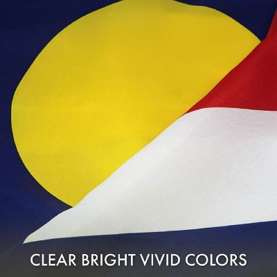 G128 3X5 Ft Denver City Printed 150D Polyester Flag Image 2