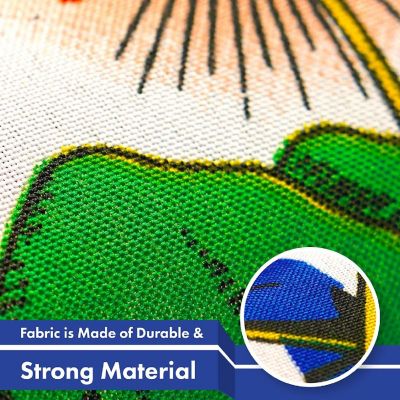 G128 3x5 Ft Printed 150D Polyester El Salvador Flag Image 3