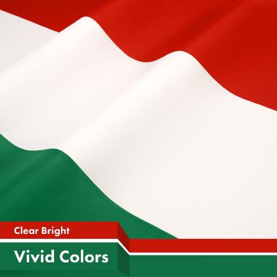 G128 3x5 Ft Printed 150D Polyester Hungary Flag Image 2